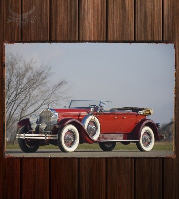 Металлическая табличка Packard Deluxe Eight Dual Cowl Phaeton (645)